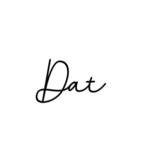 Create a beautiful signature design for name Dat. With this signature (BallpointsItalic-DORy9) fonts, you can make a handwritten signature for free. Dat signature style 11 images and pictures png