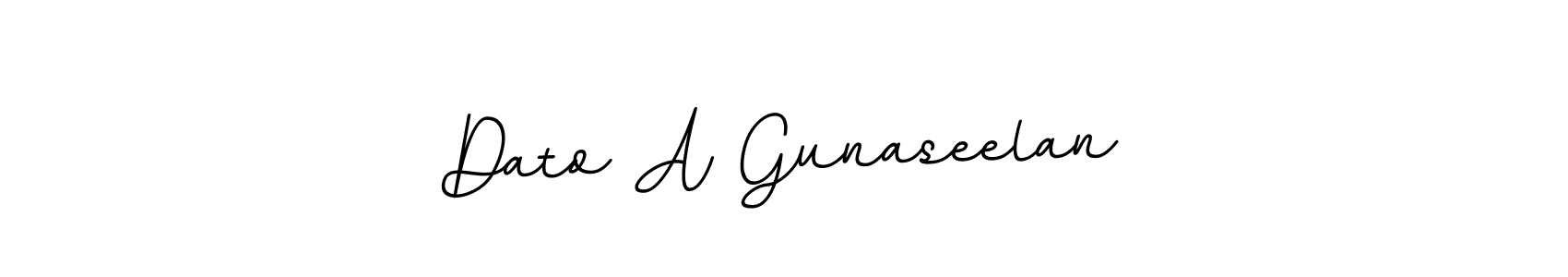 BallpointsItalic-DORy9 is a professional signature style that is perfect for those who want to add a touch of class to their signature. It is also a great choice for those who want to make their signature more unique. Get Dato A Gunaseelan name to fancy signature for free. Dato A Gunaseelan signature style 11 images and pictures png