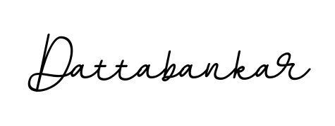 Create a beautiful signature design for name Dattabankar. With this signature (BallpointsItalic-DORy9) fonts, you can make a handwritten signature for free. Dattabankar signature style 11 images and pictures png