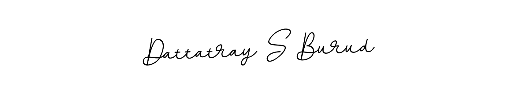 How to make Dattatray S Burud name signature. Use BallpointsItalic-DORy9 style for creating short signs online. This is the latest handwritten sign. Dattatray S Burud signature style 11 images and pictures png