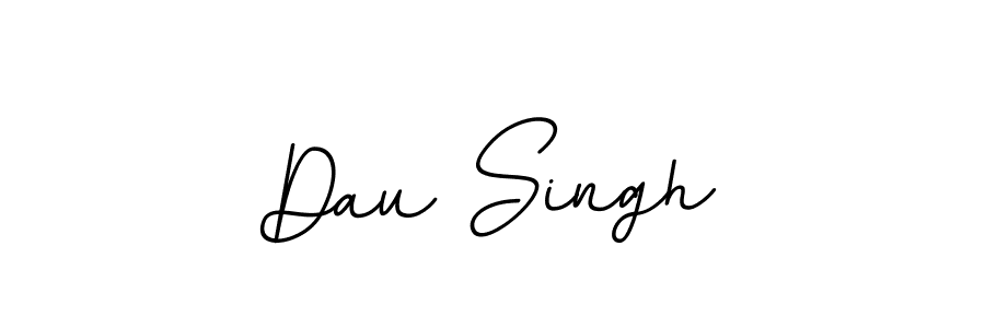 How to make Dau Singh name signature. Use BallpointsItalic-DORy9 style for creating short signs online. This is the latest handwritten sign. Dau Singh signature style 11 images and pictures png