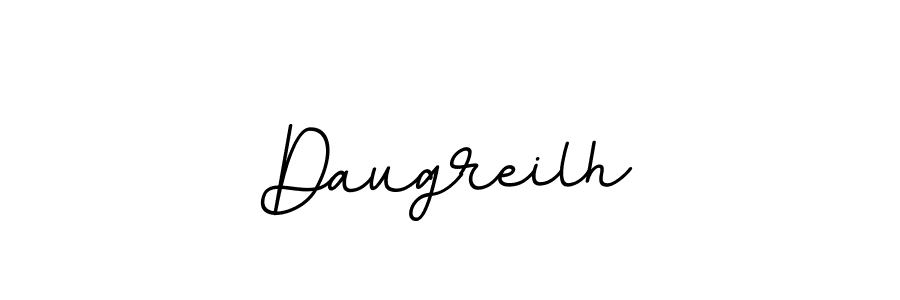 Use a signature maker to create a handwritten signature online. With this signature software, you can design (BallpointsItalic-DORy9) your own signature for name Daugreilh. Daugreilh signature style 11 images and pictures png