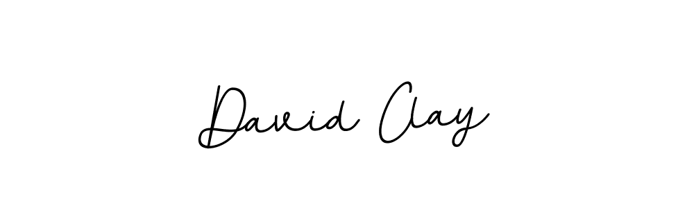 You should practise on your own different ways (BallpointsItalic-DORy9) to write your name (David Clay) in signature. don't let someone else do it for you. David Clay signature style 11 images and pictures png