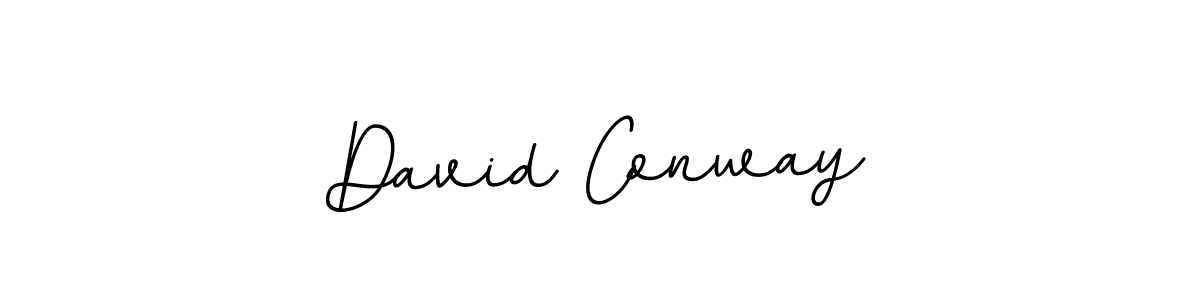 Design your own signature with our free online signature maker. With this signature software, you can create a handwritten (BallpointsItalic-DORy9) signature for name David Conway. David Conway signature style 11 images and pictures png