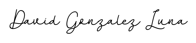 Express your personality with a custom David Gonzalez Luna signature crafted with BallpointsItalic-DORy9 typography. Free transparent PNG download available. David Gonzalez Luna signature style 11 images and pictures png