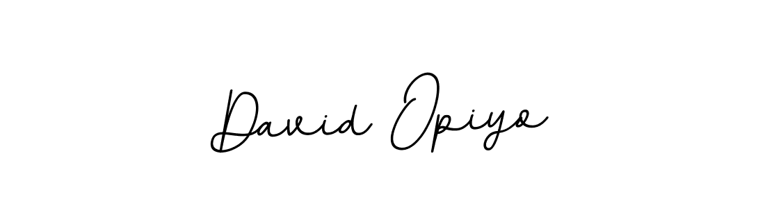 Create a beautiful signature design for name David Opiyo. With this signature (BallpointsItalic-DORy9) fonts, you can make a handwritten signature for free. David Opiyo signature style 11 images and pictures png