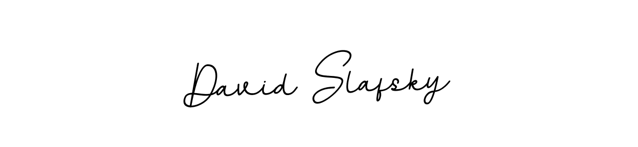 Design your own signature with our free online signature maker. With this signature software, you can create a handwritten (BallpointsItalic-DORy9) signature for name David Slafsky. David Slafsky signature style 11 images and pictures png