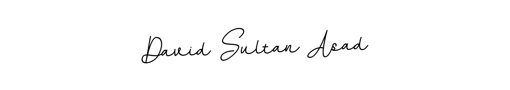 How to make David Sultan Asad name signature. Use BallpointsItalic-DORy9 style for creating short signs online. This is the latest handwritten sign. David Sultan Asad signature style 11 images and pictures png