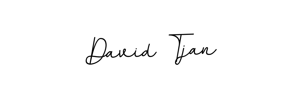 You should practise on your own different ways (BallpointsItalic-DORy9) to write your name (David Tjan) in signature. don't let someone else do it for you. David Tjan signature style 11 images and pictures png