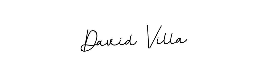 The best way (BallpointsItalic-DORy9) to make a short signature is to pick only two or three words in your name. The name David Villa include a total of six letters. For converting this name. David Villa signature style 11 images and pictures png