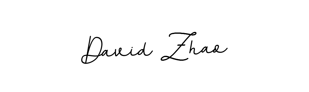Create a beautiful signature design for name David Zhao. With this signature (BallpointsItalic-DORy9) fonts, you can make a handwritten signature for free. David Zhao signature style 11 images and pictures png
