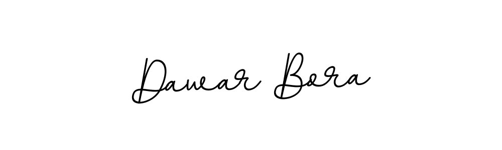 The best way (BallpointsItalic-DORy9) to make a short signature is to pick only two or three words in your name. The name Dawar Bora include a total of six letters. For converting this name. Dawar Bora signature style 11 images and pictures png