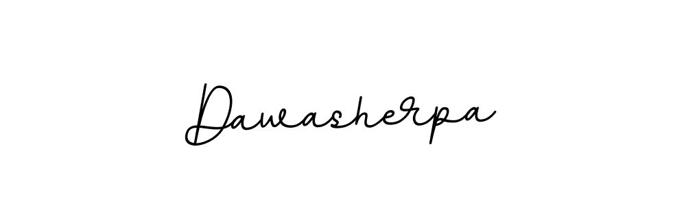 Design your own signature with our free online signature maker. With this signature software, you can create a handwritten (BallpointsItalic-DORy9) signature for name Dawasherpa. Dawasherpa signature style 11 images and pictures png