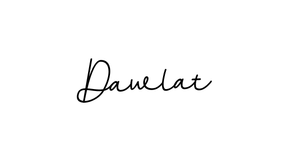 Design your own signature with our free online signature maker. With this signature software, you can create a handwritten (BallpointsItalic-DORy9) signature for name Dawlat. Dawlat signature style 11 images and pictures png