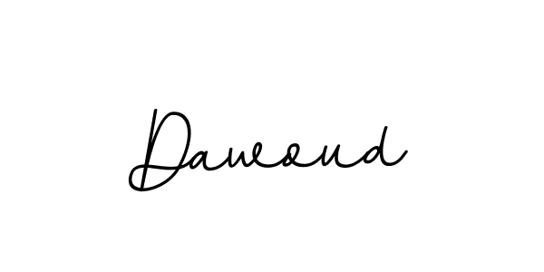 How to make Dawoud name signature. Use BallpointsItalic-DORy9 style for creating short signs online. This is the latest handwritten sign. Dawoud signature style 11 images and pictures png