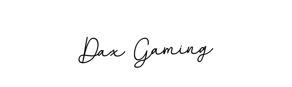 Create a beautiful signature design for name Dax Gaming. With this signature (BallpointsItalic-DORy9) fonts, you can make a handwritten signature for free. Dax Gaming signature style 11 images and pictures png