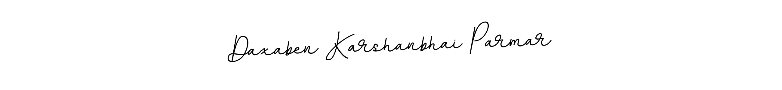 It looks lik you need a new signature style for name Daxaben Karshanbhai Parmar. Design unique handwritten (BallpointsItalic-DORy9) signature with our free signature maker in just a few clicks. Daxaben Karshanbhai Parmar signature style 11 images and pictures png