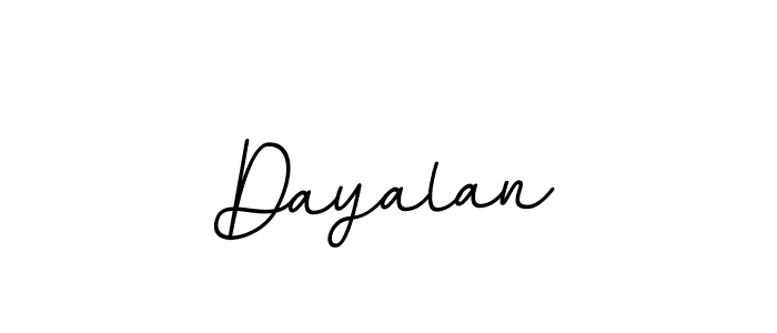 Create a beautiful signature design for name Dayalan. With this signature (BallpointsItalic-DORy9) fonts, you can make a handwritten signature for free. Dayalan signature style 11 images and pictures png