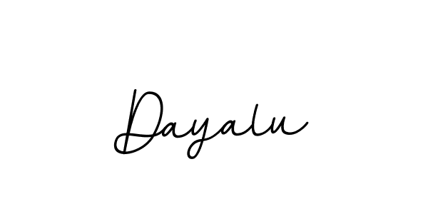 Create a beautiful signature design for name Dayalu. With this signature (BallpointsItalic-DORy9) fonts, you can make a handwritten signature for free. Dayalu signature style 11 images and pictures png