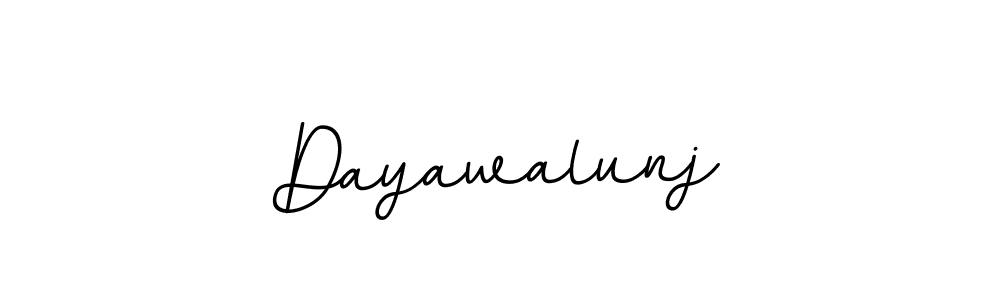 Dayawalunj stylish signature style. Best Handwritten Sign (BallpointsItalic-DORy9) for my name. Handwritten Signature Collection Ideas for my name Dayawalunj. Dayawalunj signature style 11 images and pictures png