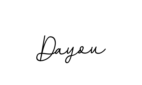 Use a signature maker to create a handwritten signature online. With this signature software, you can design (BallpointsItalic-DORy9) your own signature for name Dayou. Dayou signature style 11 images and pictures png