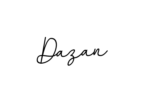 You should practise on your own different ways (BallpointsItalic-DORy9) to write your name (Dazan) in signature. don't let someone else do it for you. Dazan signature style 11 images and pictures png