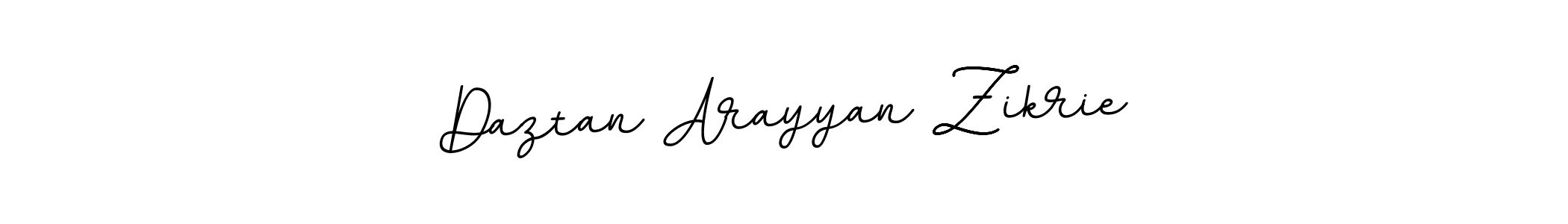 Make a beautiful signature design for name Daztan Arayyan Zikrie. With this signature (BallpointsItalic-DORy9) style, you can create a handwritten signature for free. Daztan Arayyan Zikrie signature style 11 images and pictures png