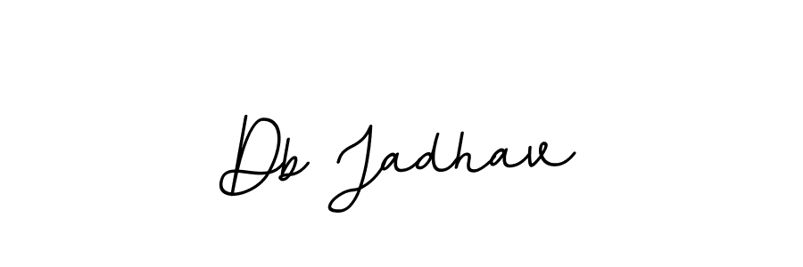 Use a signature maker to create a handwritten signature online. With this signature software, you can design (BallpointsItalic-DORy9) your own signature for name Db Jadhav. Db Jadhav signature style 11 images and pictures png