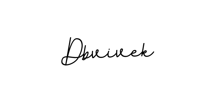 Create a beautiful signature design for name Dbvivek. With this signature (BallpointsItalic-DORy9) fonts, you can make a handwritten signature for free. Dbvivek signature style 11 images and pictures png