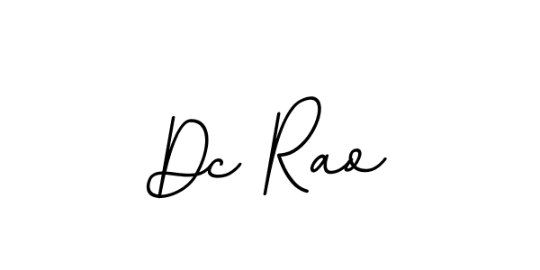 Make a beautiful signature design for name Dc Rao. With this signature (BallpointsItalic-DORy9) style, you can create a handwritten signature for free. Dc Rao signature style 11 images and pictures png