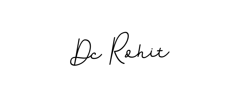 This is the best signature style for the Dc Rohit name. Also you like these signature font (BallpointsItalic-DORy9). Mix name signature. Dc Rohit signature style 11 images and pictures png