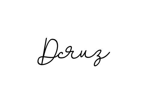 You should practise on your own different ways (BallpointsItalic-DORy9) to write your name (Dcruz) in signature. don't let someone else do it for you. Dcruz signature style 11 images and pictures png