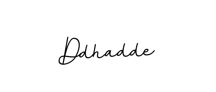 Design your own signature with our free online signature maker. With this signature software, you can create a handwritten (BallpointsItalic-DORy9) signature for name Ddhadde. Ddhadde signature style 11 images and pictures png