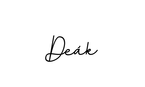 Also we have Deák name is the best signature style. Create professional handwritten signature collection using BallpointsItalic-DORy9 autograph style. Deák signature style 11 images and pictures png