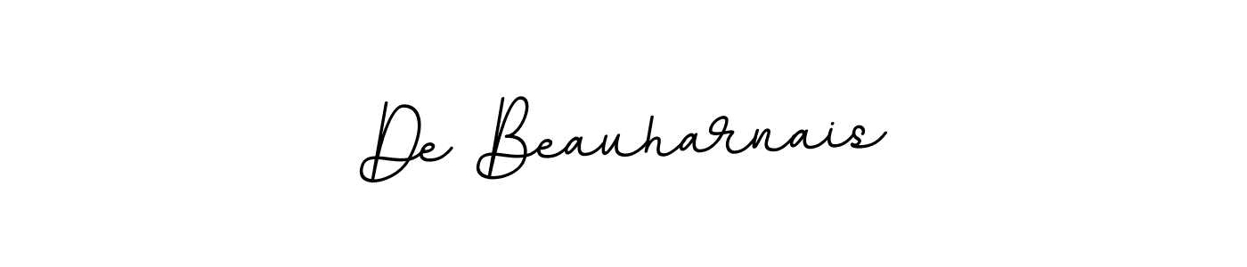 Design your own signature with our free online signature maker. With this signature software, you can create a handwritten (BallpointsItalic-DORy9) signature for name De Beauharnais. De Beauharnais signature style 11 images and pictures png