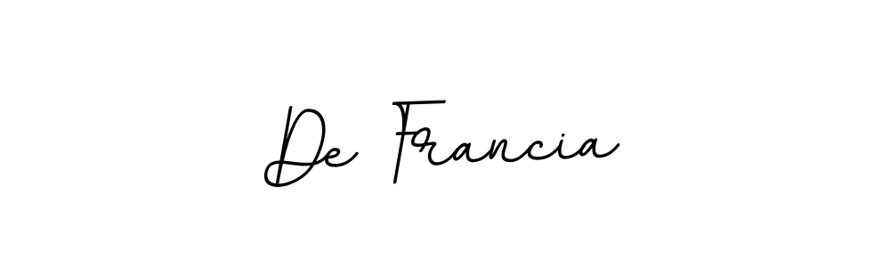 This is the best signature style for the De Francia name. Also you like these signature font (BallpointsItalic-DORy9). Mix name signature. De Francia signature style 11 images and pictures png