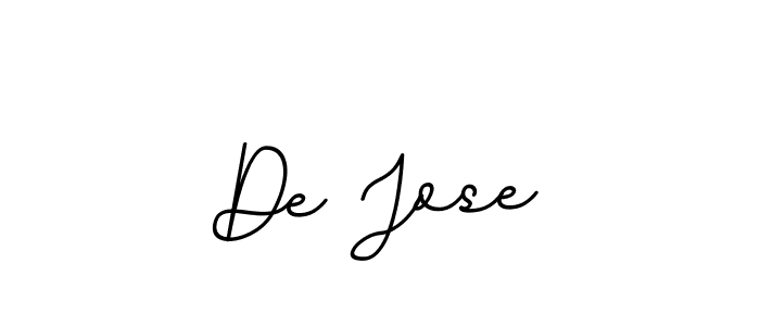 How to make De Jose signature? BallpointsItalic-DORy9 is a professional autograph style. Create handwritten signature for De Jose name. De Jose signature style 11 images and pictures png