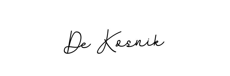 How to Draw De Kosnik signature style? BallpointsItalic-DORy9 is a latest design signature styles for name De Kosnik. De Kosnik signature style 11 images and pictures png
