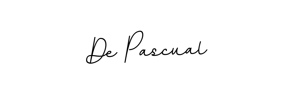 Make a beautiful signature design for name De Pascual. With this signature (BallpointsItalic-DORy9) style, you can create a handwritten signature for free. De Pascual signature style 11 images and pictures png