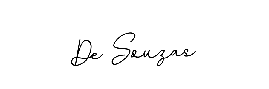 How to make De Souzas name signature. Use BallpointsItalic-DORy9 style for creating short signs online. This is the latest handwritten sign. De Souzas signature style 11 images and pictures png