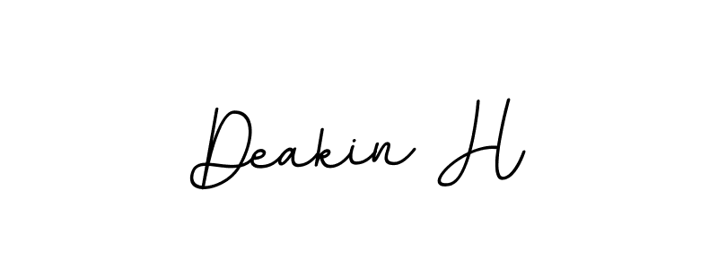 Similarly BallpointsItalic-DORy9 is the best handwritten signature design. Signature creator online .You can use it as an online autograph creator for name Deakin H. Deakin H signature style 11 images and pictures png