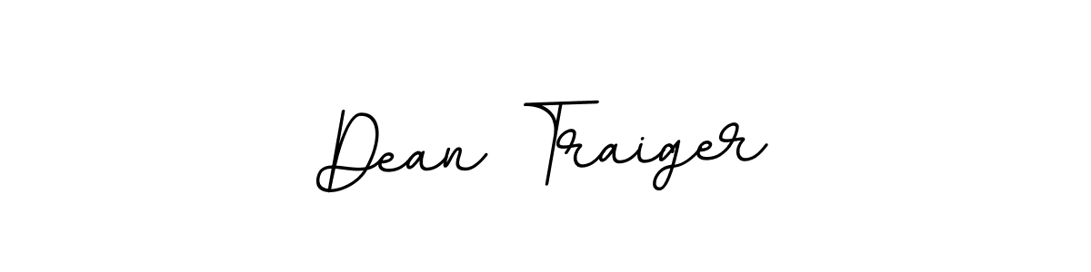 Make a beautiful signature design for name Dean Traiger. With this signature (BallpointsItalic-DORy9) style, you can create a handwritten signature for free. Dean Traiger signature style 11 images and pictures png