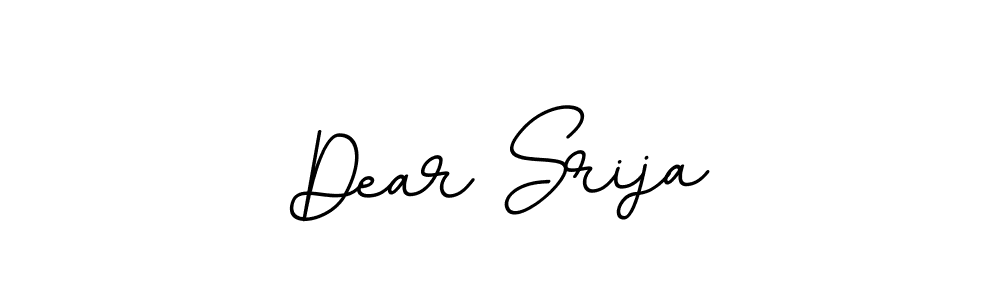 Design your own signature with our free online signature maker. With this signature software, you can create a handwritten (BallpointsItalic-DORy9) signature for name Dear Srija. Dear Srija signature style 11 images and pictures png