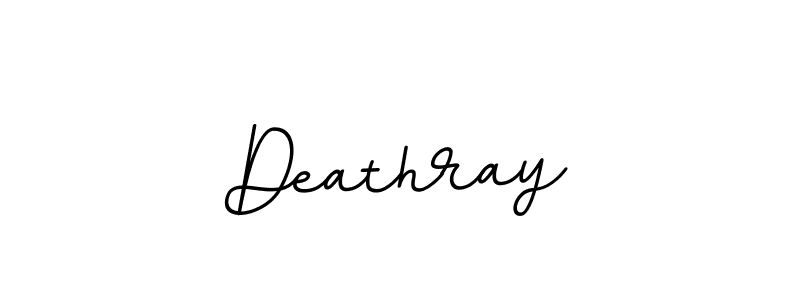 How to make Deathray signature? BallpointsItalic-DORy9 is a professional autograph style. Create handwritten signature for Deathray name. Deathray signature style 11 images and pictures png
