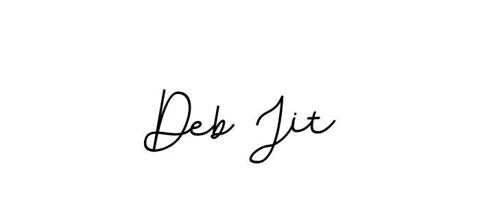 Design your own signature with our free online signature maker. With this signature software, you can create a handwritten (BallpointsItalic-DORy9) signature for name Deb Jit. Deb Jit signature style 11 images and pictures png