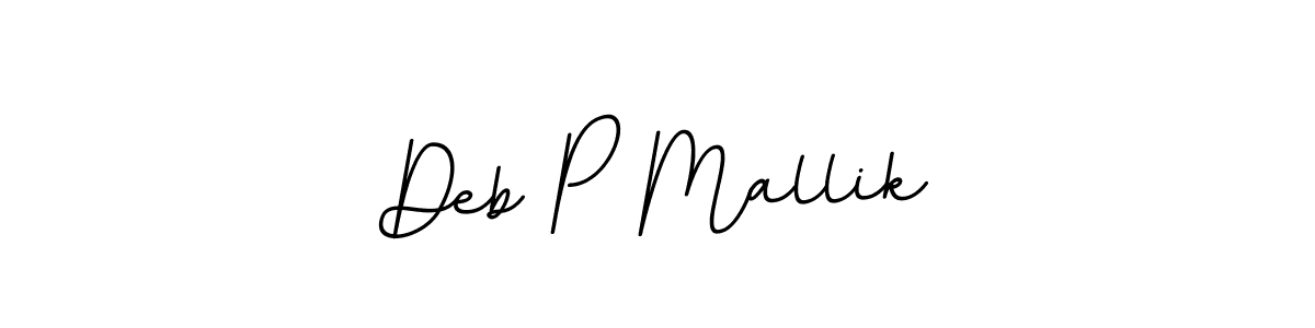 if you are searching for the best signature style for your name Deb P Mallik. so please give up your signature search. here we have designed multiple signature styles  using BallpointsItalic-DORy9. Deb P Mallik signature style 11 images and pictures png