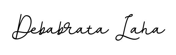 Master the art of signing with Debabrata Laha written in fluent BallpointsItalic-DORy9 script. A great template to practice and refine your handwriting. Debabrata Laha signature style 11 images and pictures png