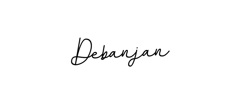 Design your own signature with our free online signature maker. With this signature software, you can create a handwritten (BallpointsItalic-DORy9) signature for name Debanjan. Debanjan signature style 11 images and pictures png