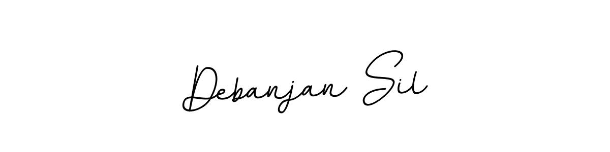 How to make Debanjan Sil signature? BallpointsItalic-DORy9 is a professional autograph style. Create handwritten signature for Debanjan Sil name. Debanjan Sil signature style 11 images and pictures png
