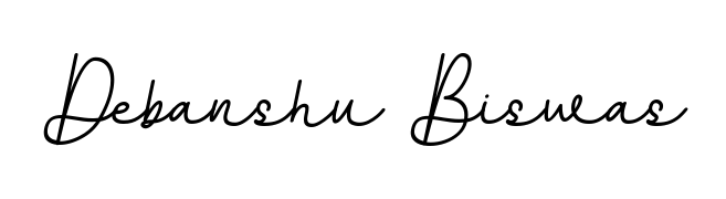 A modern signature idea for name Debanshu Biswas using BallpointsItalic-DORy9 font. Clean strokes and elegant curves make it stand out instantly. Debanshu Biswas signature style 11 images and pictures png
